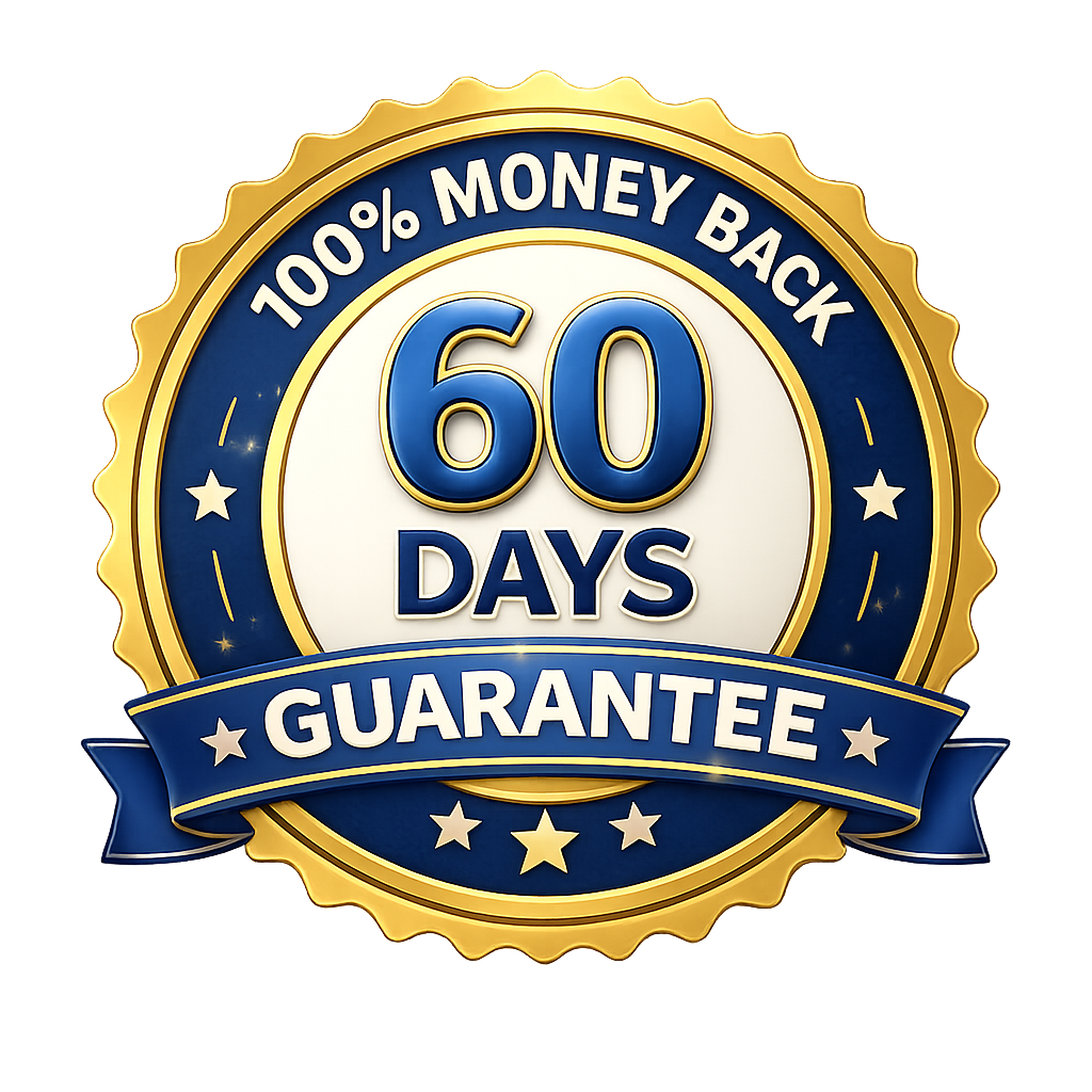 60 Day Money Back Guarantee